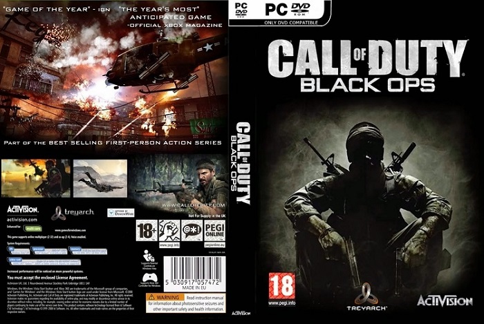 Cấu hình yêu cầu để tải game Call Of Duty Black OPS