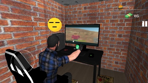 Giao diện game Internet Cafe Simulator chân thực